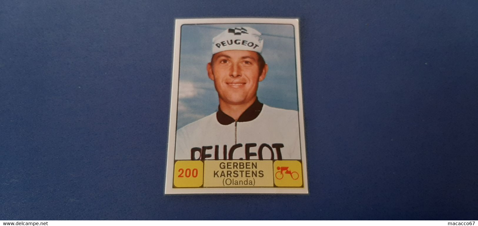 Figurina Panini Campioni Dello Sport 1968 - 200 Gerben Karstens - Edizione Italiana