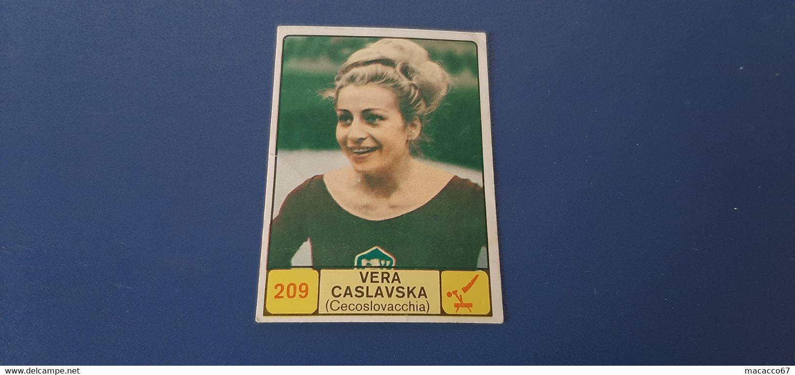 Figurina Panini Campioni Dello Sport 1968 - 209 Vera Caslavska - Edizione Italiana