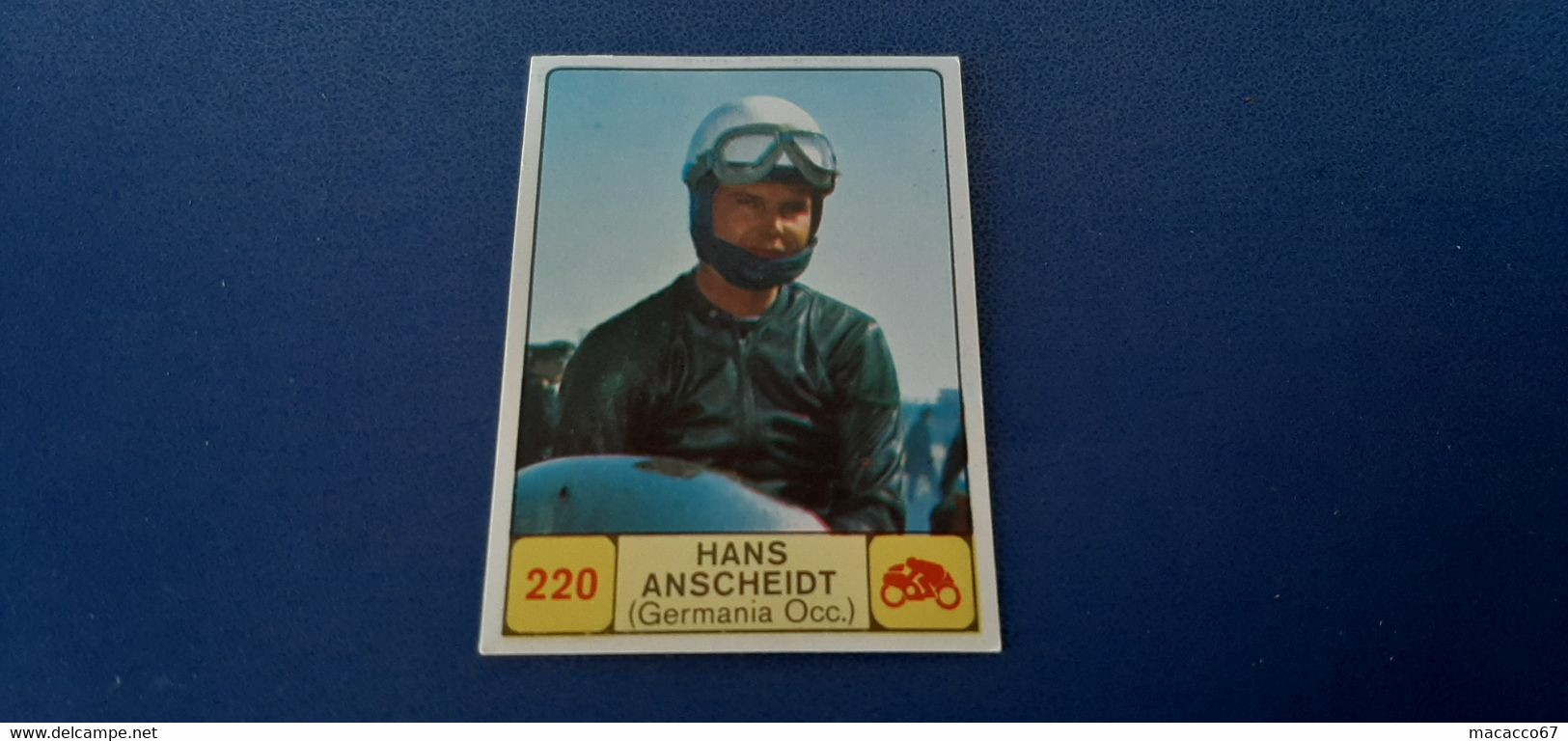 Figurina Panini Campioni Dello Sport 1968 - 220 Hans Anscheidt - Edizione Italiana