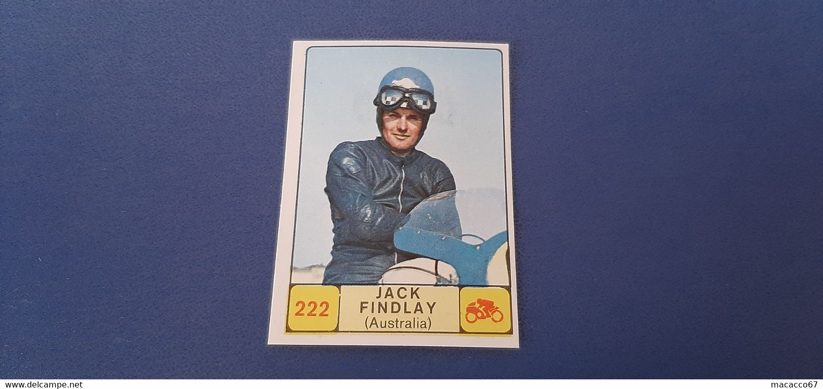 Figurina Panini Campioni Dello Sport 1968 - 222 Jack Findlay - Edizione Italiana