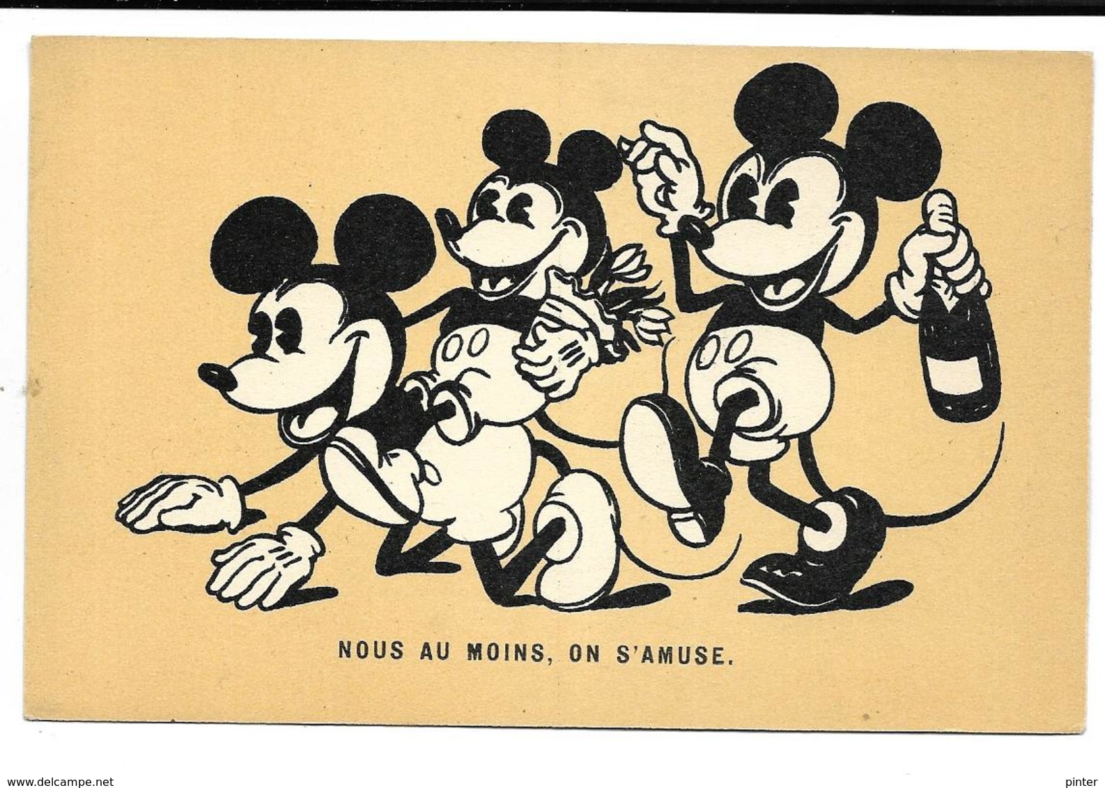 DISNEY - MICKEY - Nous Au Moins, On S'amuse - Other & Unclassified