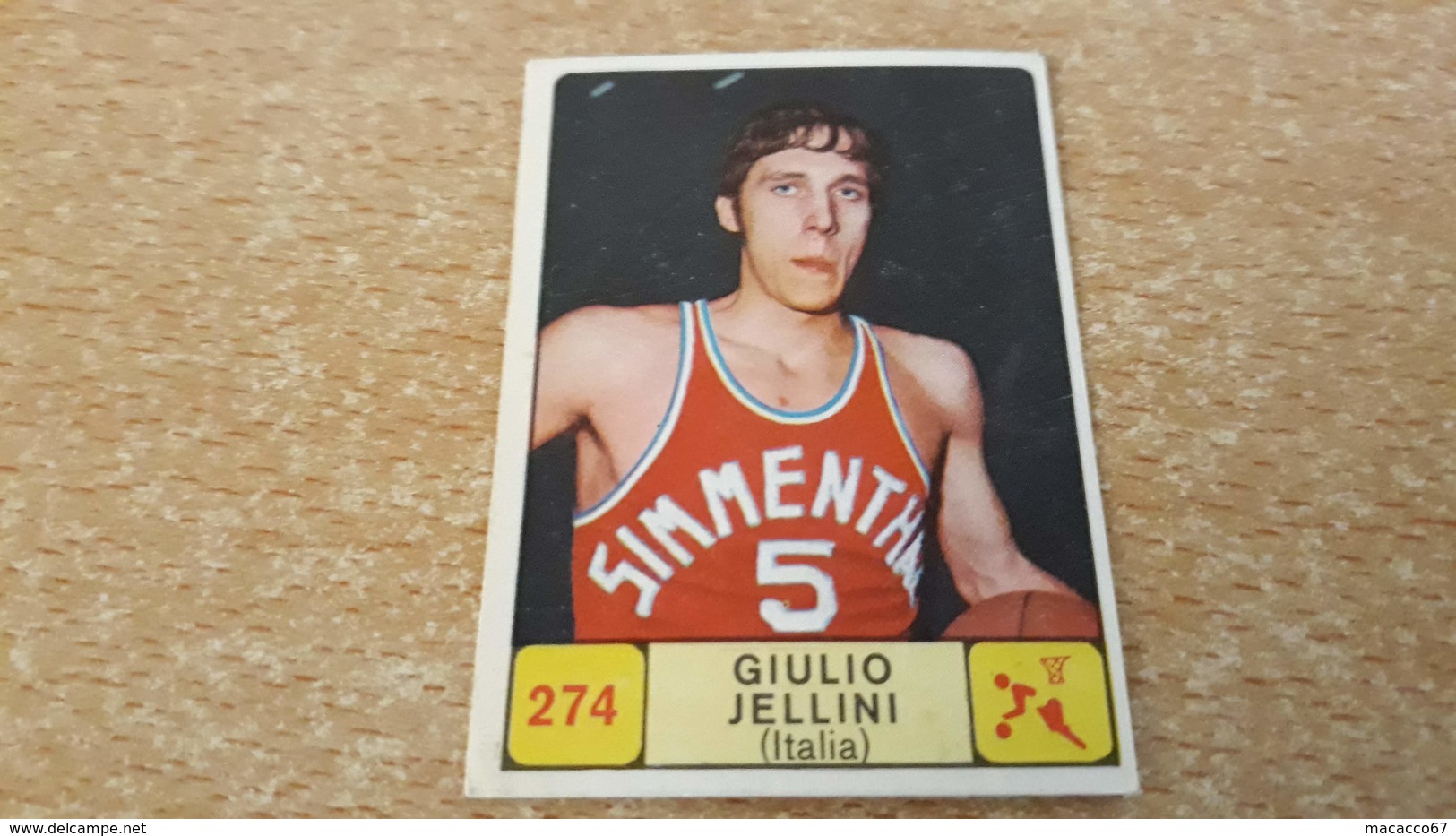 Figurina Panini Campioni Dello Sport 1968 - 274 Giulio Jellini - Edizione Italiana