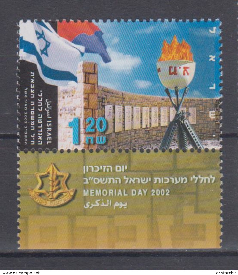 ISRAEL 2002 MEMORIAL DAY - Nuovi (con Tab)