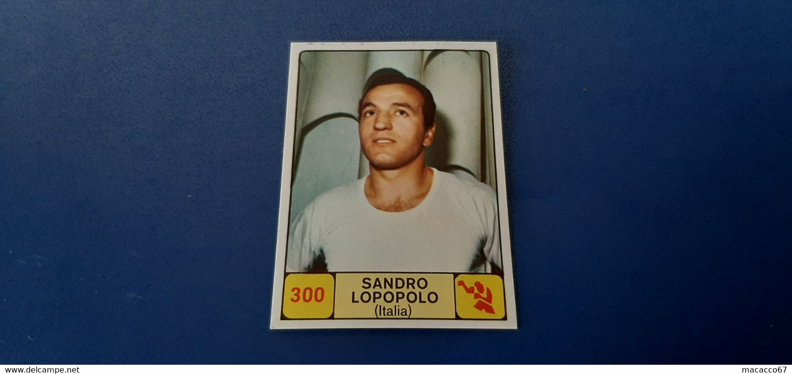 Figurina Panini Campioni Dello Sport 1968 - 300 Sandro Lopopolo - Edizione Italiana