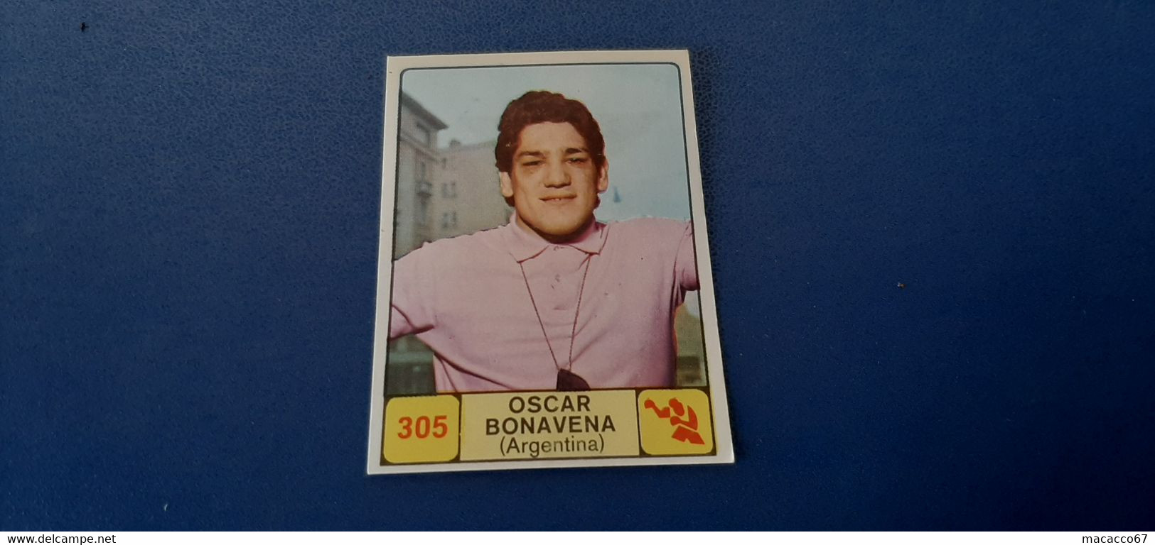 Figurina Panini Campioni Dello Sport 1968 - 305 Oscar Bonavena - Edizione Italiana