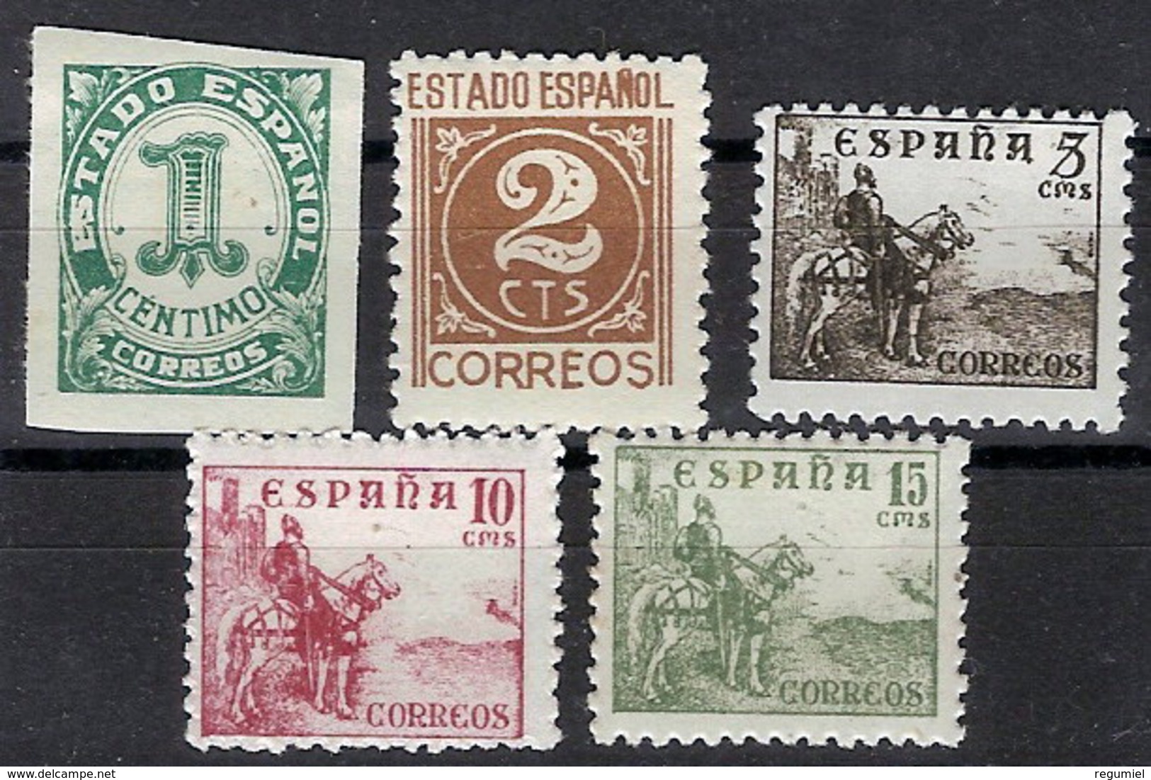 España 0914/918 ** Cifra Y Cid. 1940. Sin Pie De Imprenta - Nuevos