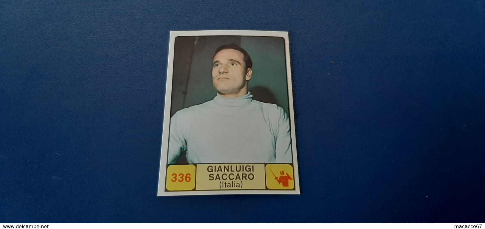 Figurina Panini Campioni Dello Sport 1968 - 336 Gianluigi Saccaro - Edizione Italiana