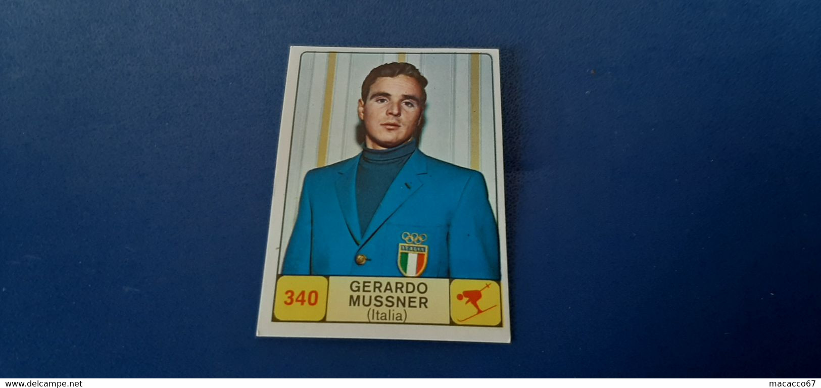 Figurina Panini Campioni Dello Sport 1968 - 340 Gerardo Mussner - Edizione Italiana