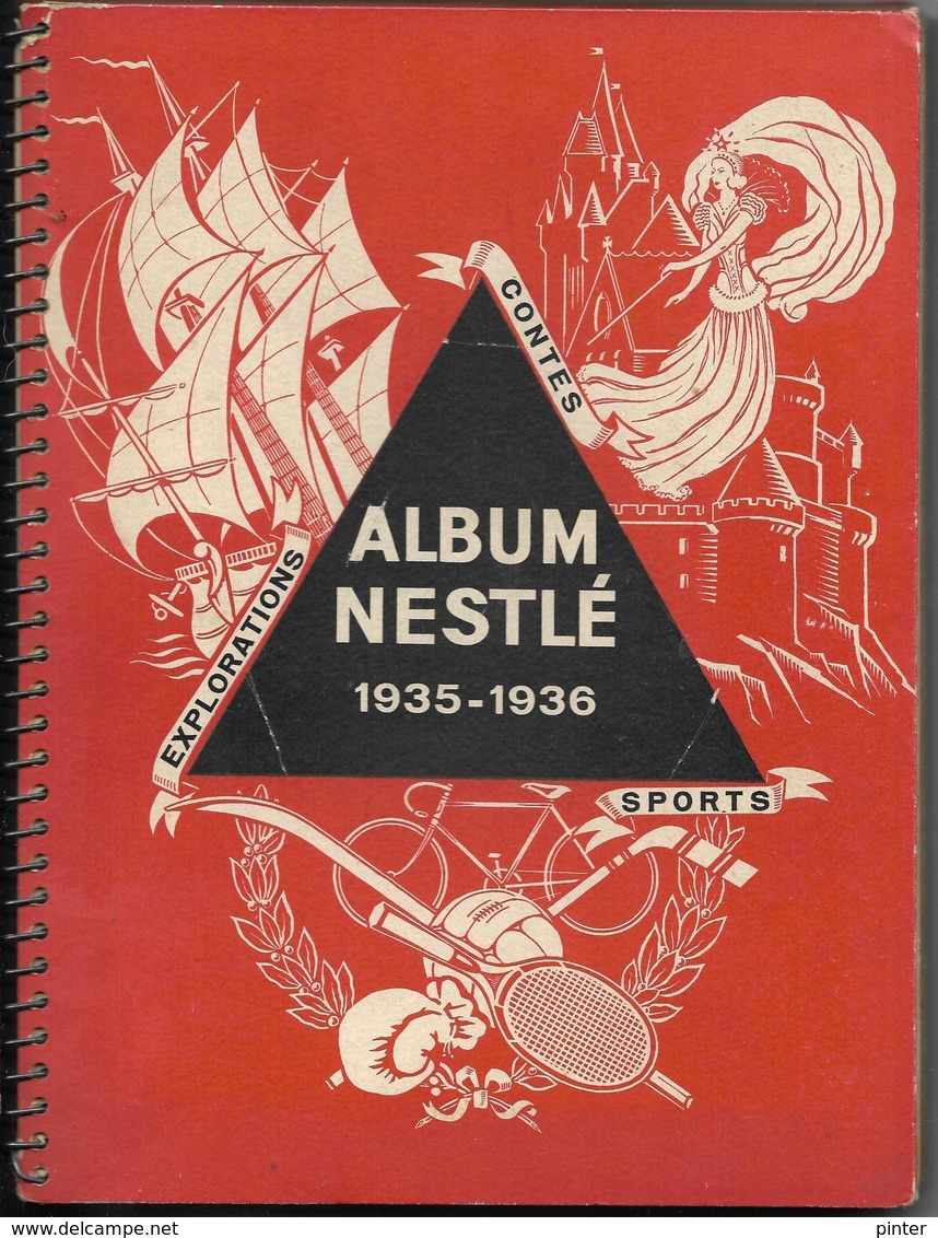 Album NESTLE - 1935-1936 - Vignettes Complètes- Explorations/sports - Advertising