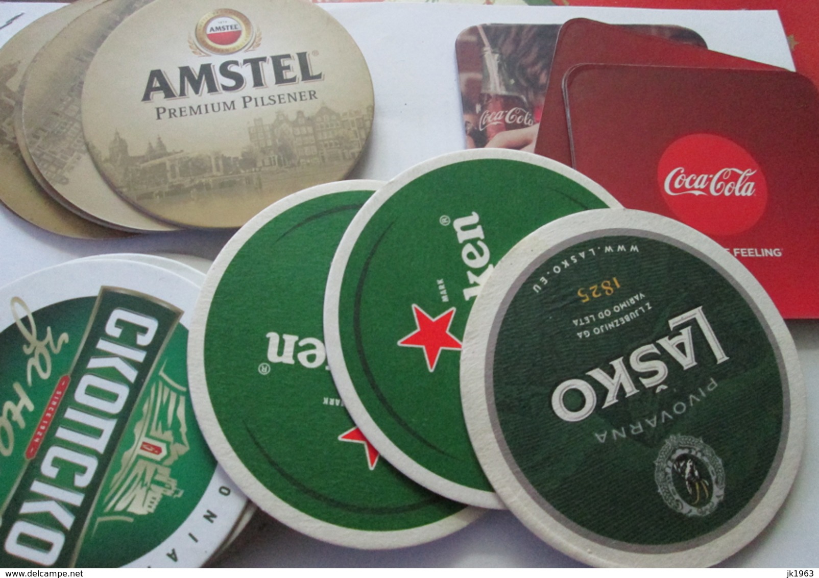 18 BEER MATS AND COCA COLA - Sous-bocks