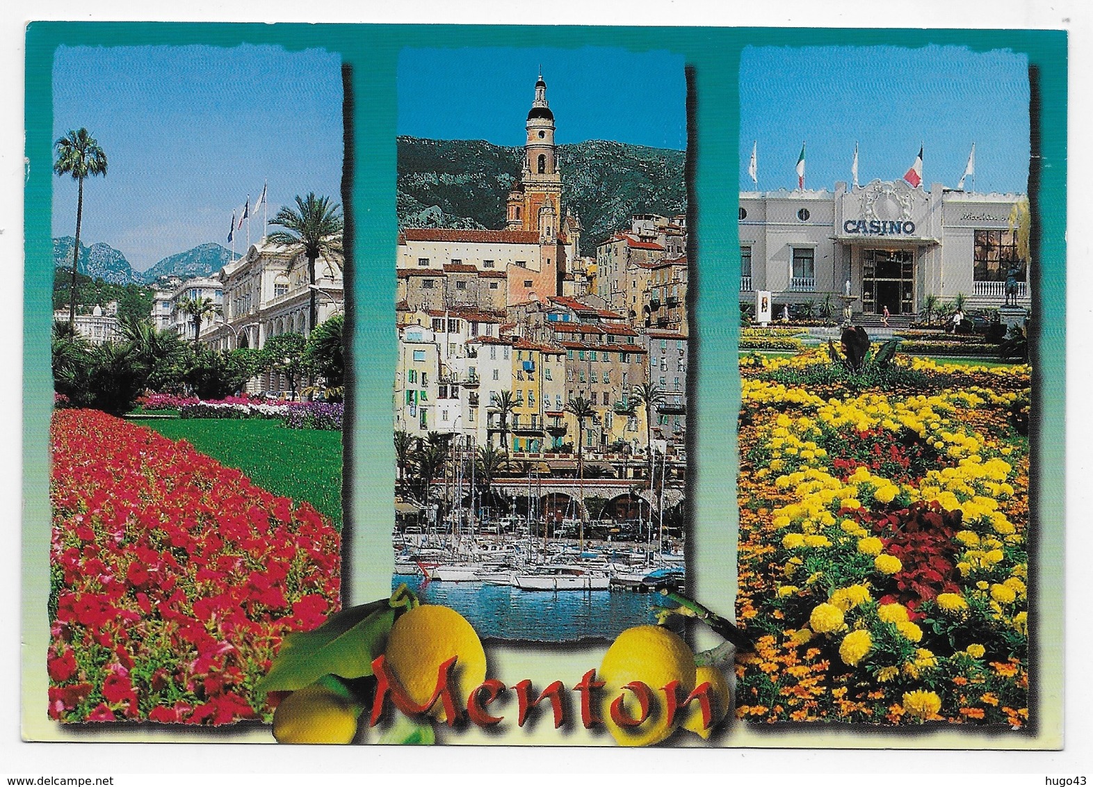 MENTON - MULTIVUES - CPM GF VOYAGEE - Menton