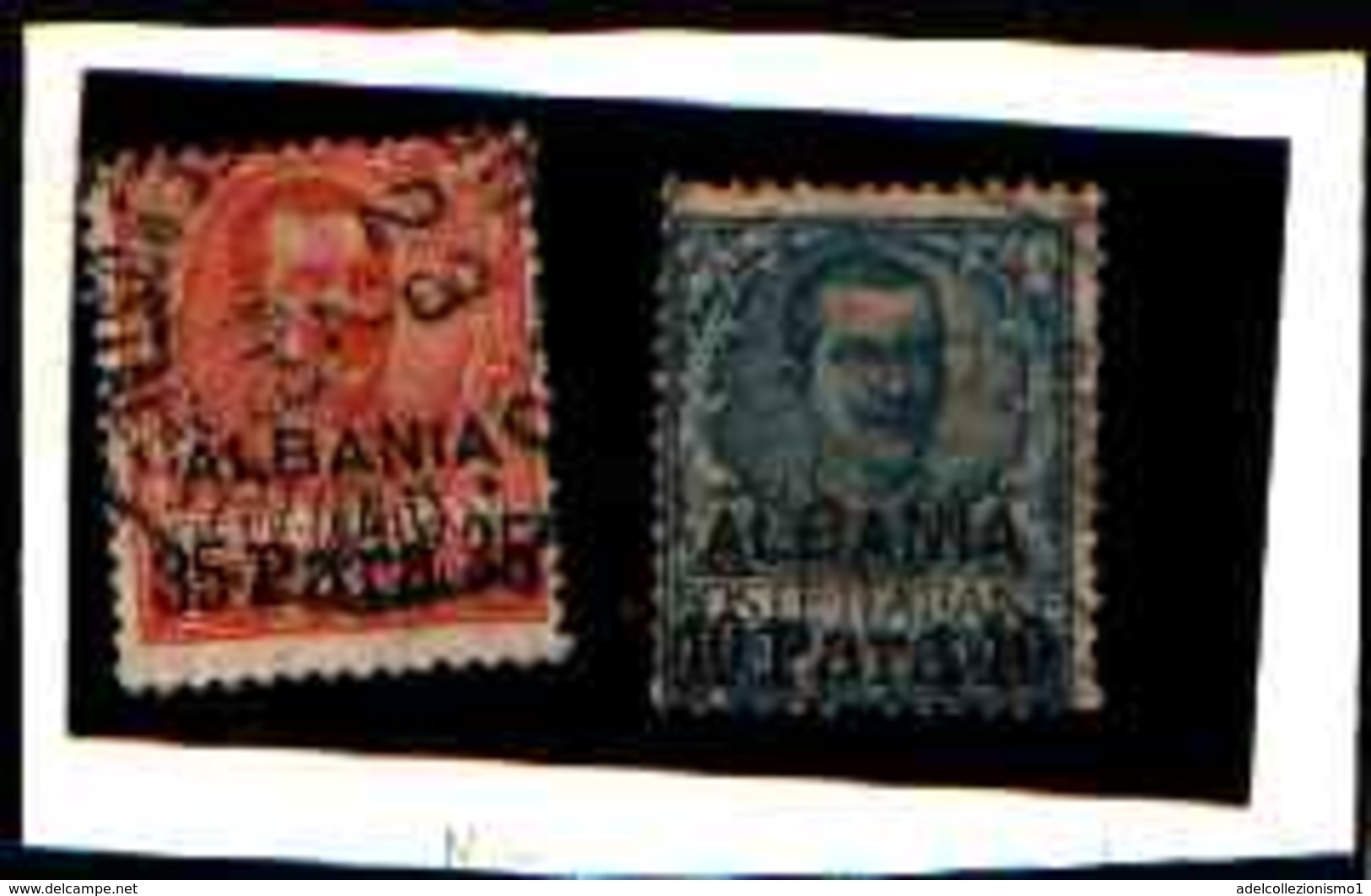 90365) LEVANTE-ALBANIA-Emiss. Floreale Soprast. Albania E In Moneta Turca - 1 Settembre 1902-USATI - Albanie