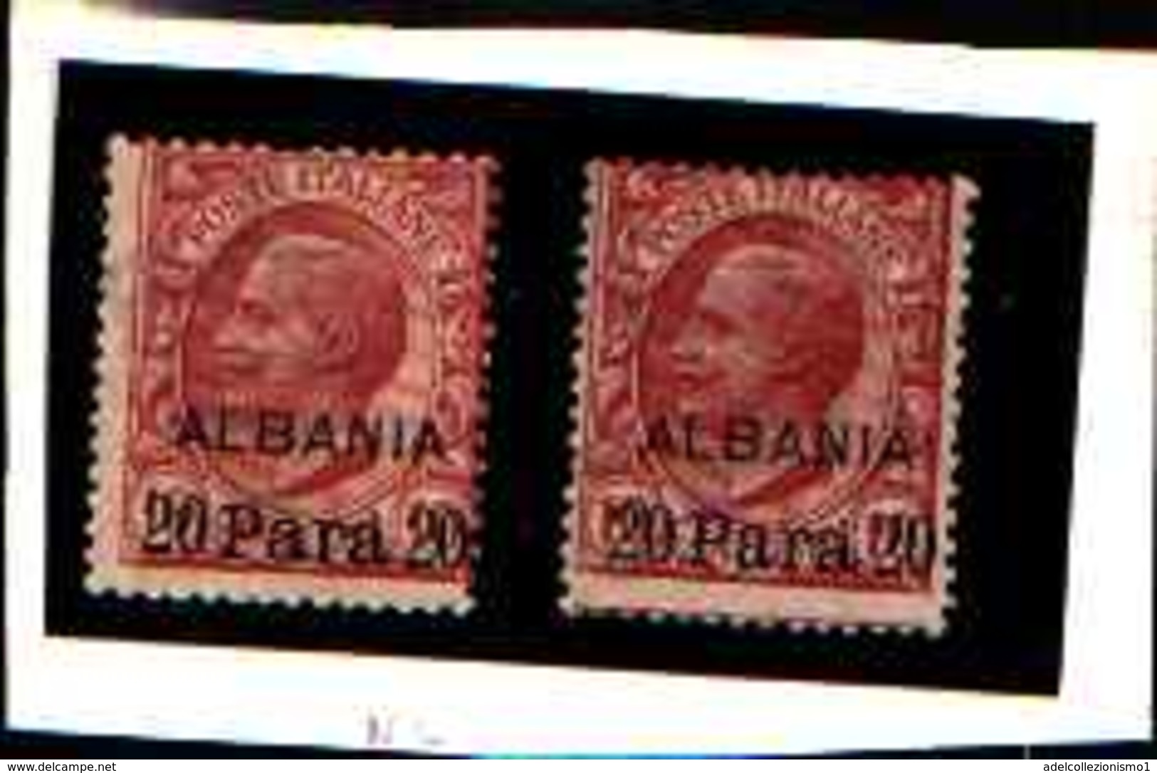 90368) LEVANTE-ALBANIA-10C. LEONI  Sopras. Albania - 1907-MLH*-LA VENDITA E RIFERITA A 1 SOLO FRANCOBOLLO - Albania