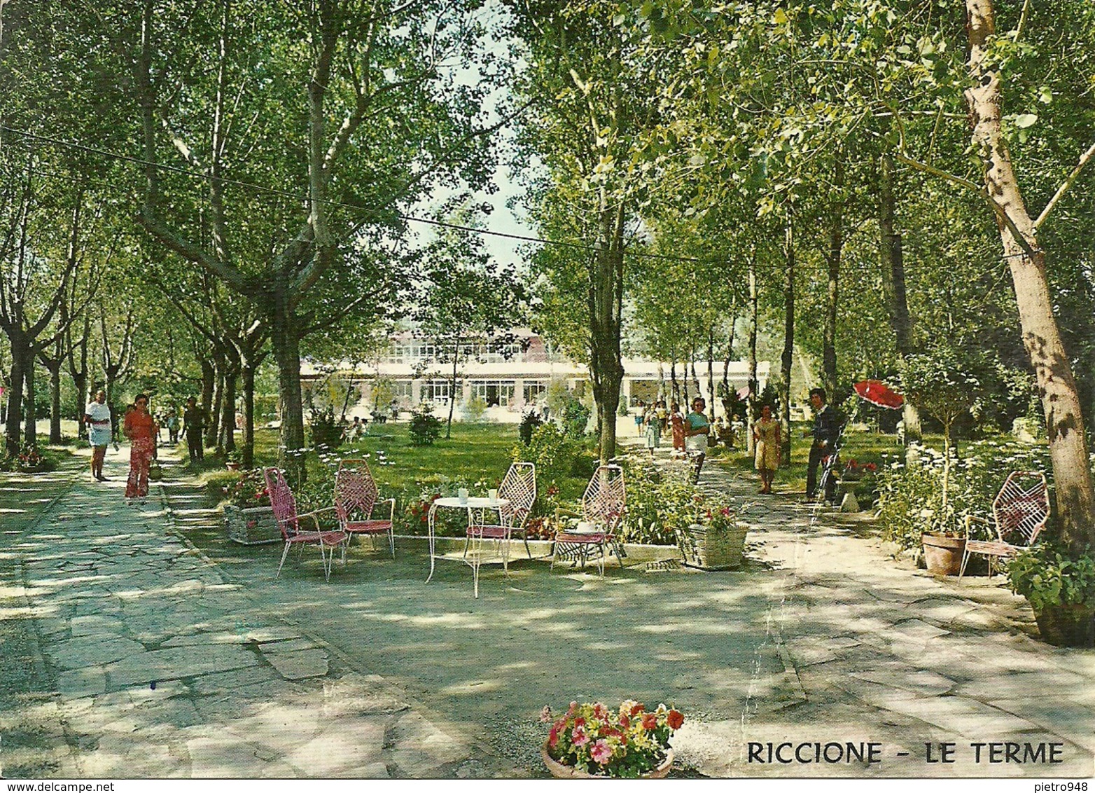 Riccione (Rimini) "Terme Di Riccione", Nuovo Stabilimento Di Cure Termali, Parco Antiche Fonti "Beato Alessio" - Rimini