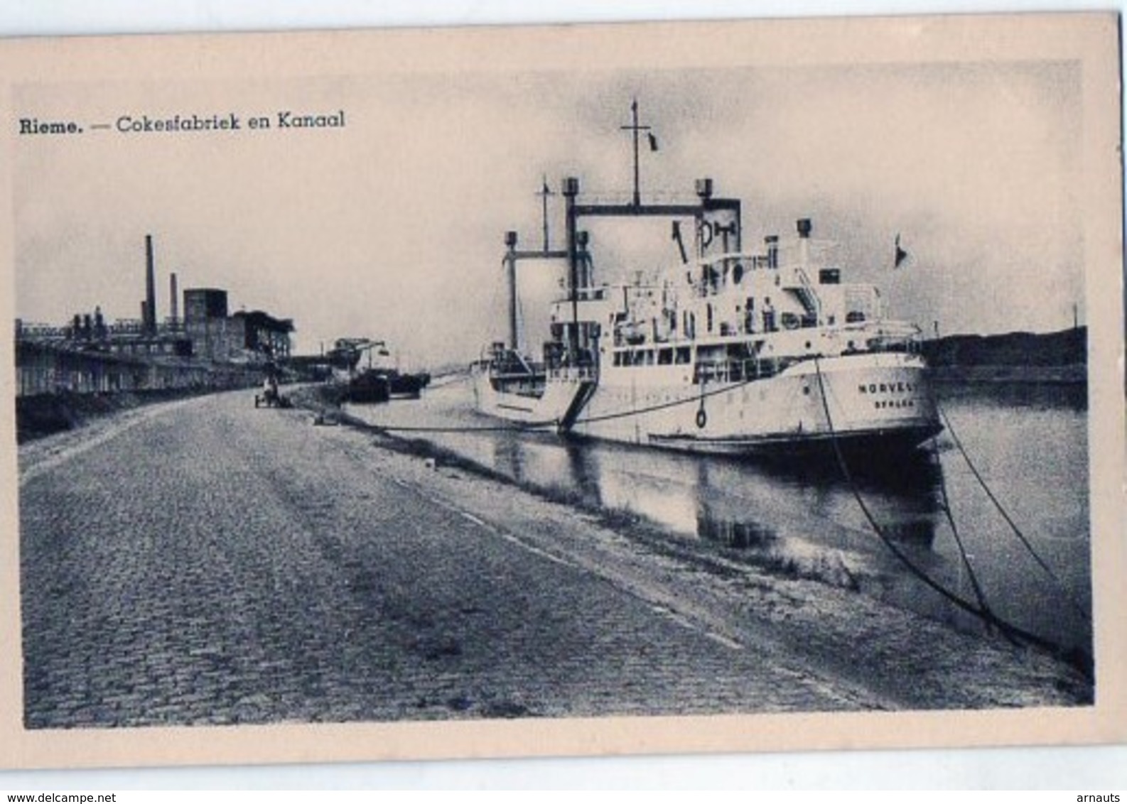 Rieme Ertvelde Evergem Cokesfabriek En Kanaal - Boot Druk Vereecke Zelzate - Evergem