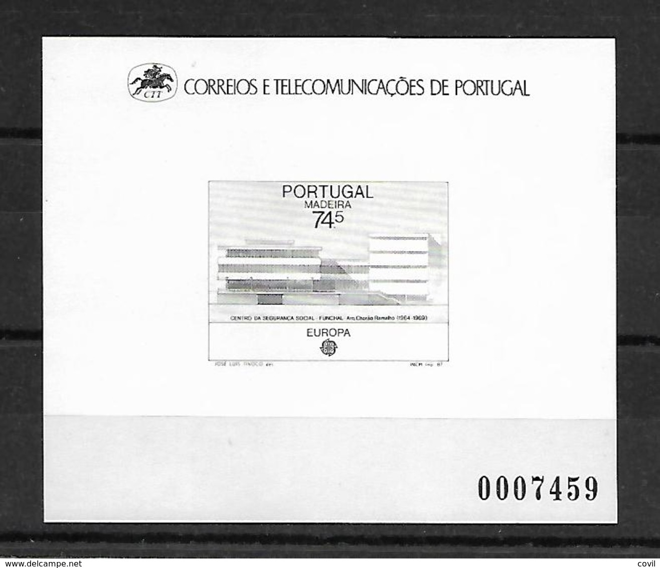 PORTUGAL Madeira  1987 Proof  MNH P-94B - Proeven & Herdrukken