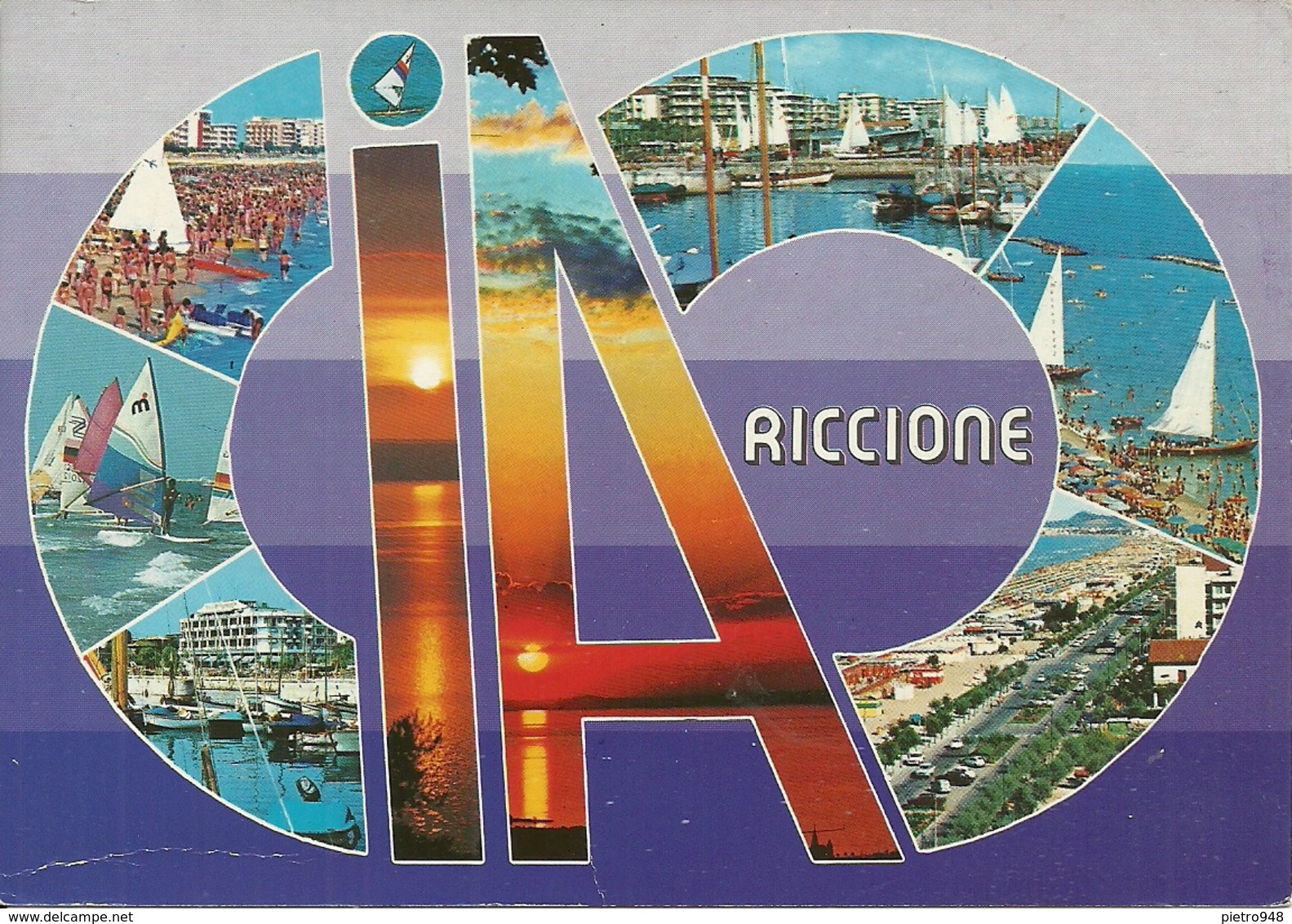Riccione (Rimini) Vedute E Scorci Panoramici, Panoramic Views, Vues Panoramiques, Ansichten - Rimini
