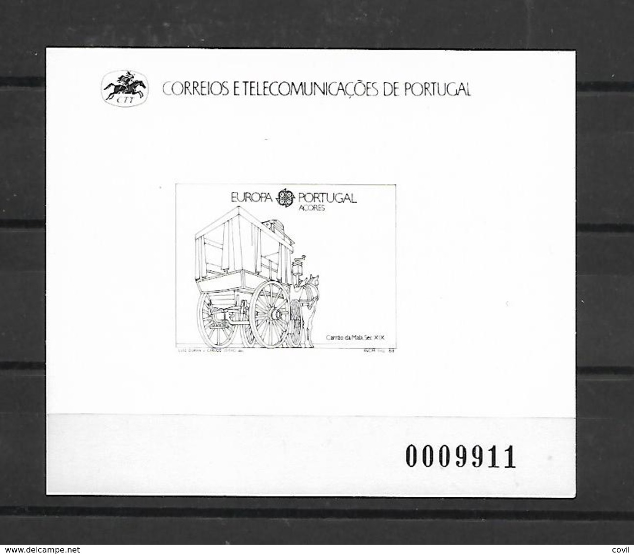 PORTUGAL Açores  1988 Proof  MNH P-95B - Probe- Und Nachdrucke