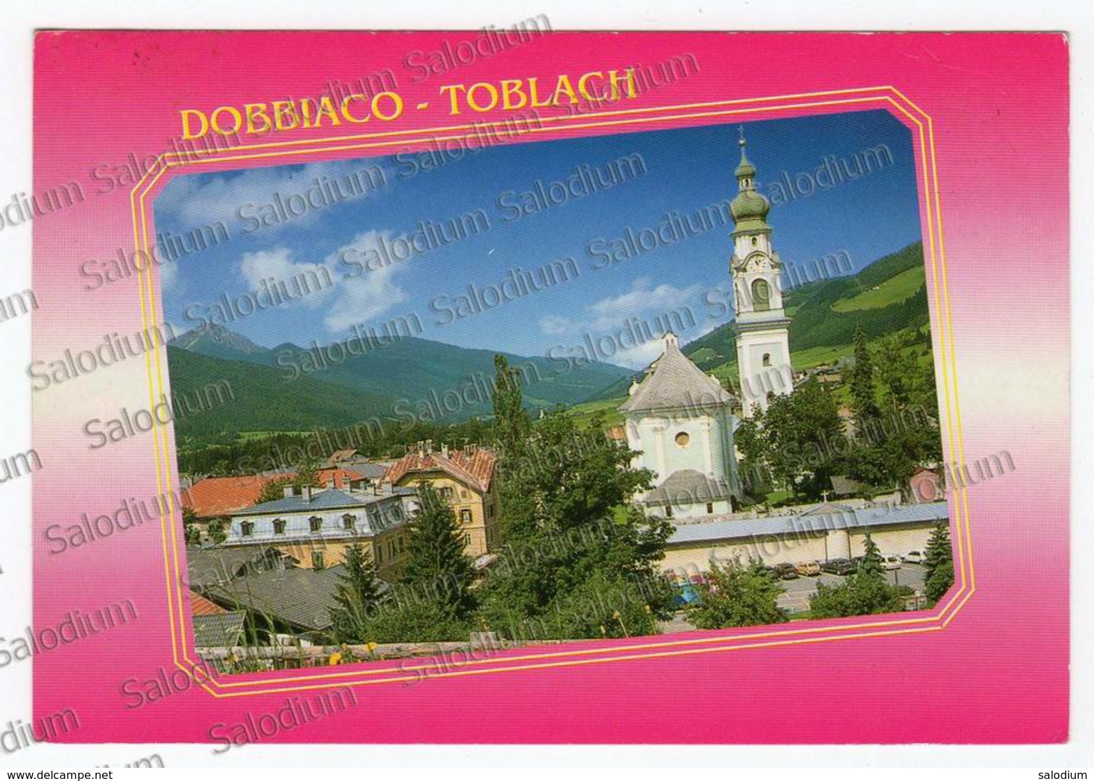 Alto Adige Sudtirol - Val Pusteria - Dobbiaco - Toblach - Timbro Al Retro Trento Bolzano - Trento