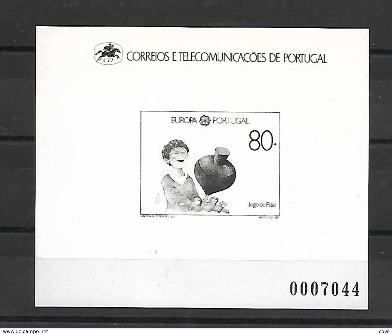 PORTUGAL Continente  1989 Proof  MNH P-96B - Essais, épreuves & Réimpressions