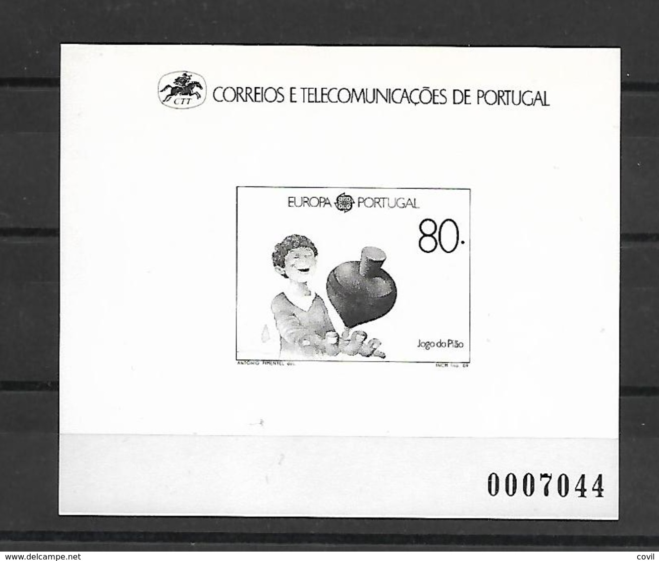 PORTUGAL Continente  1989 Proof  MNH P-96B - Proeven & Herdrukken