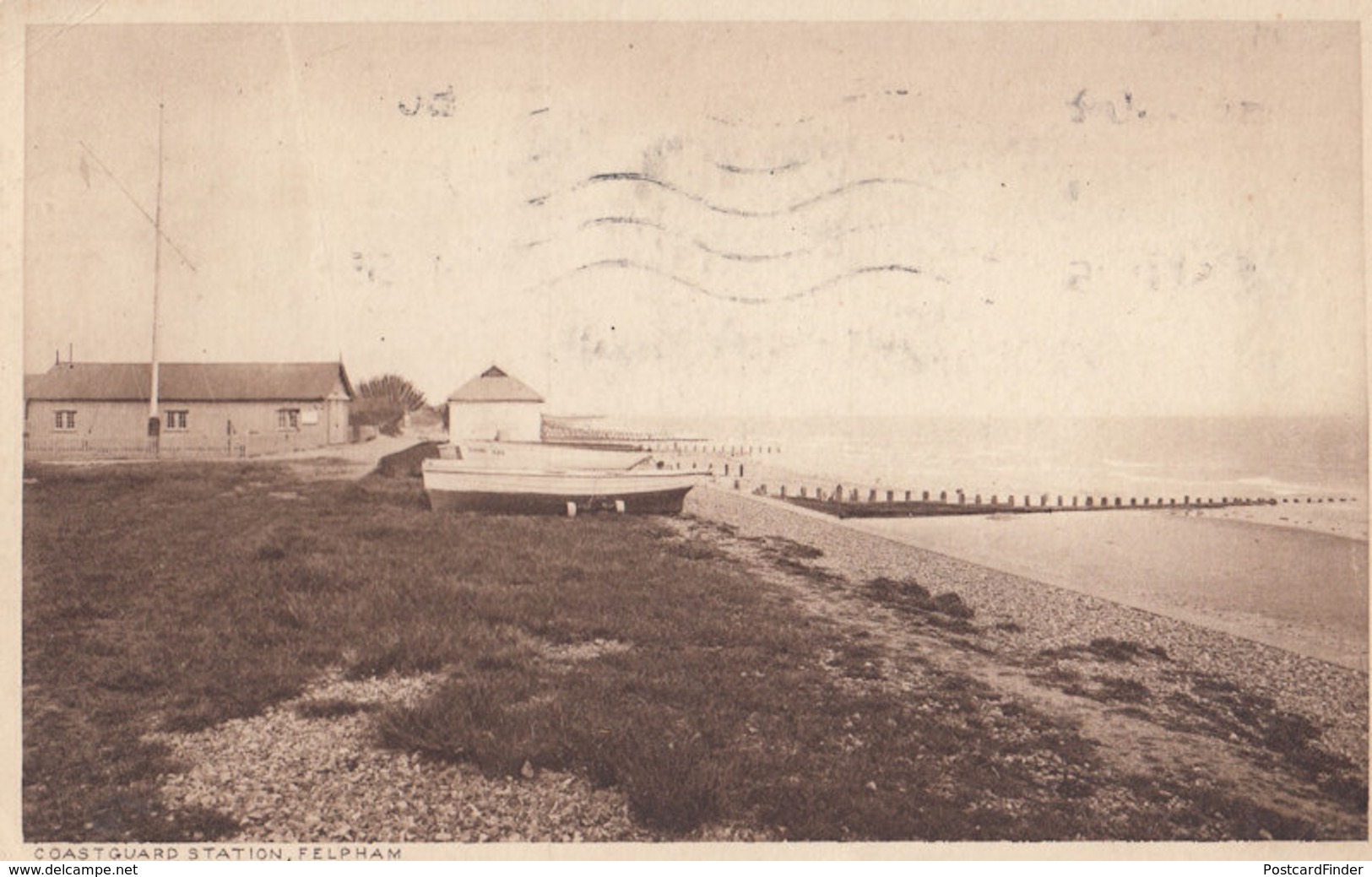 Coastguard Station Felpham Sussex Old Postcard - Other & Unclassified