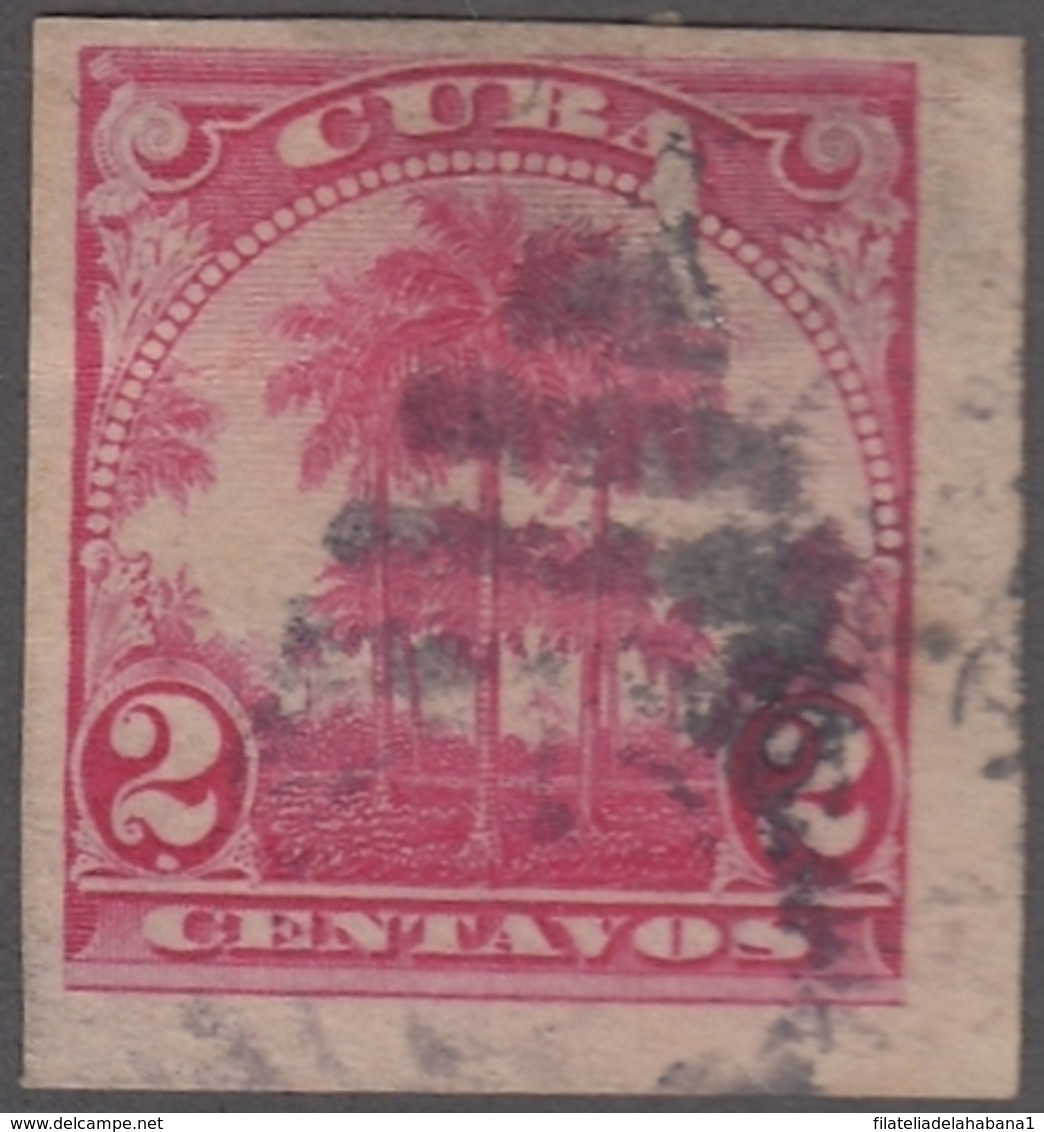 1905-143 CUBA REPUBLICA. 1905. 2c PALMAS. Ed.177c. BOOKLED STAMPS. USED. - Nuovi