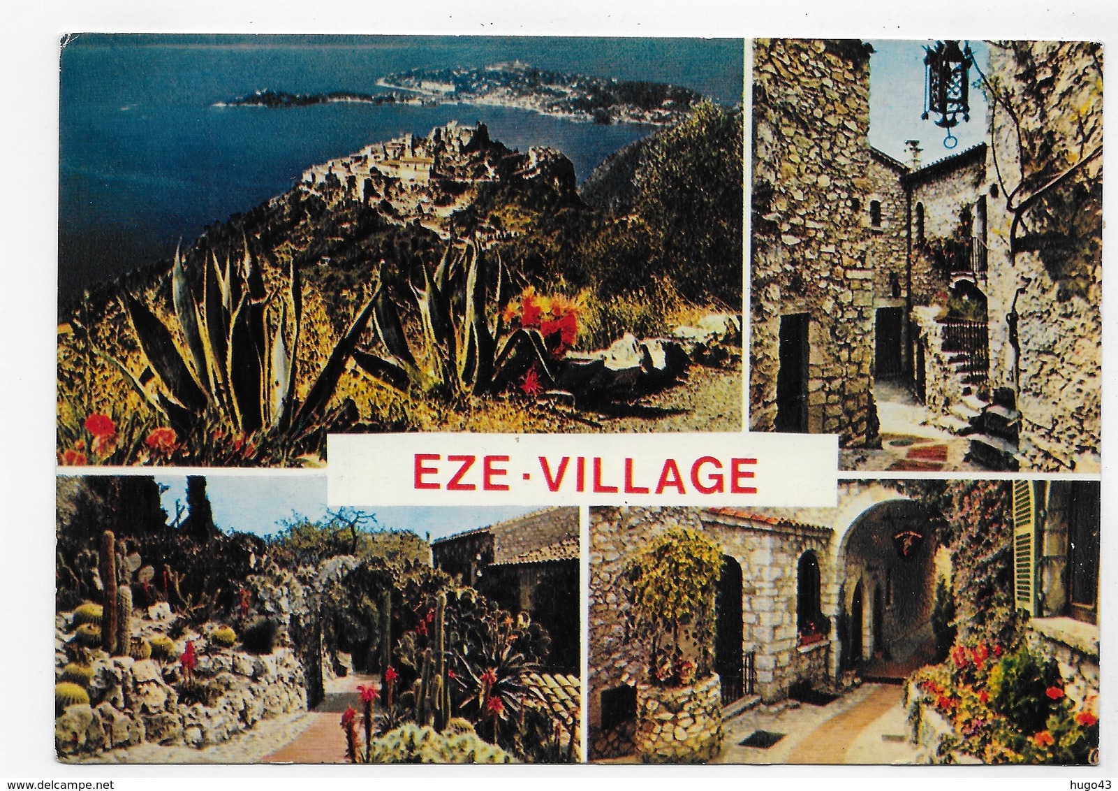 EZE VILLAGE - N° 11189 - MULTIVUES - CPSM GF VOYAGEE - Eze