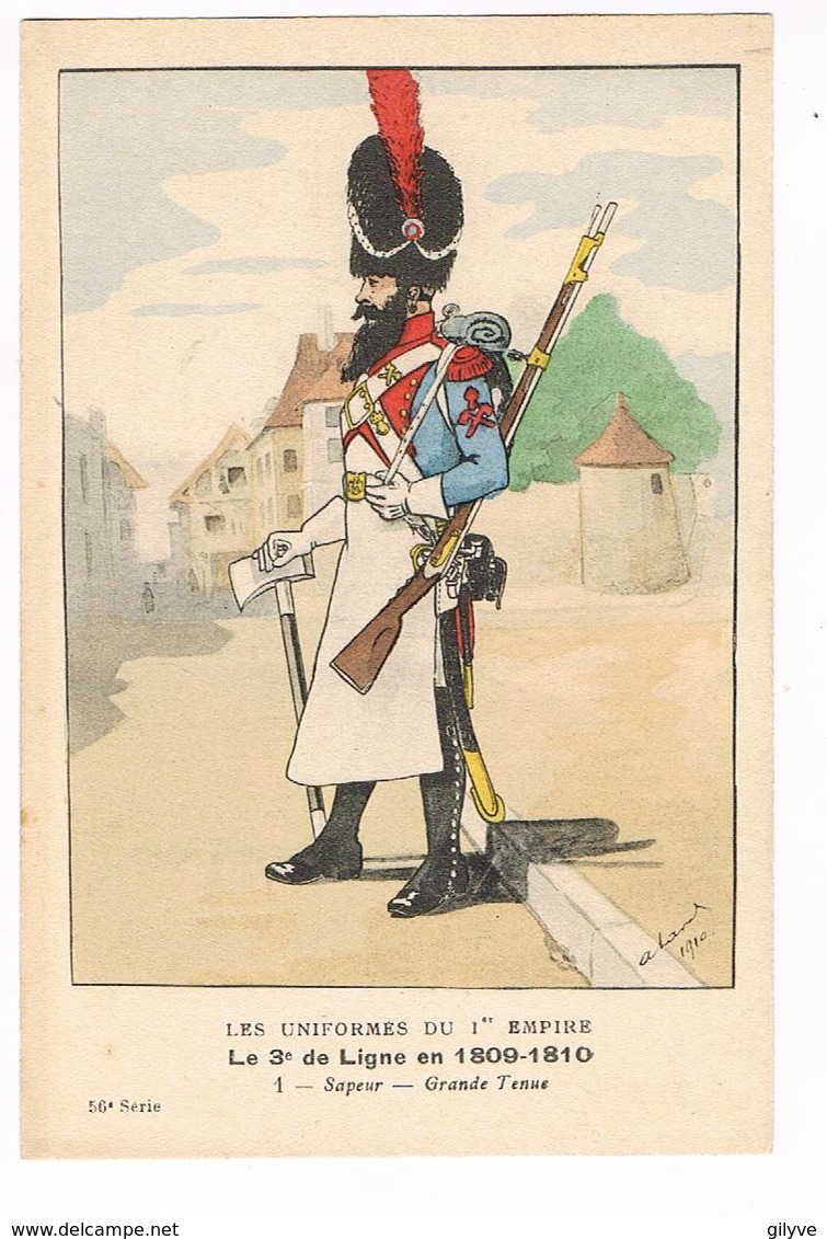 Uniforme.Empire. Le 3éme De Ligne 1809/1810.  Illustrateur: LAVAL ( T.u.271) - Uniforms