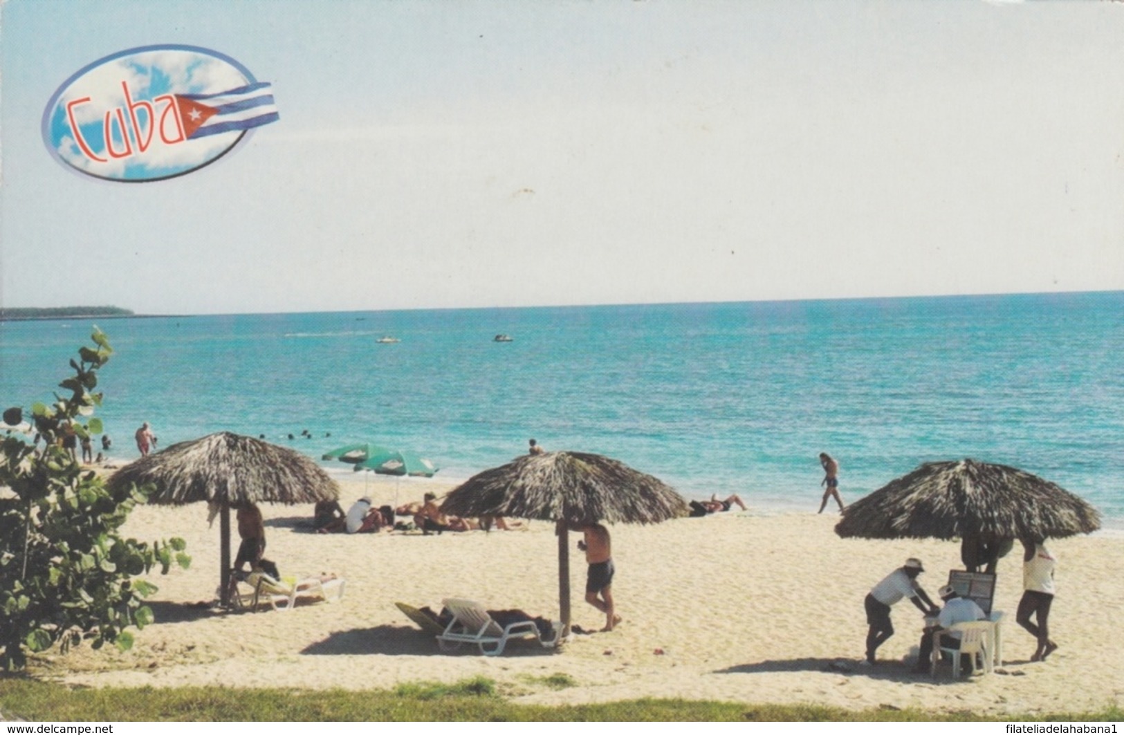 2014-EP-4 CUBA 2014 TURISTIC POSTAL STATIONERY. CUBAN BEACH UNUSED. - Lettres & Documents