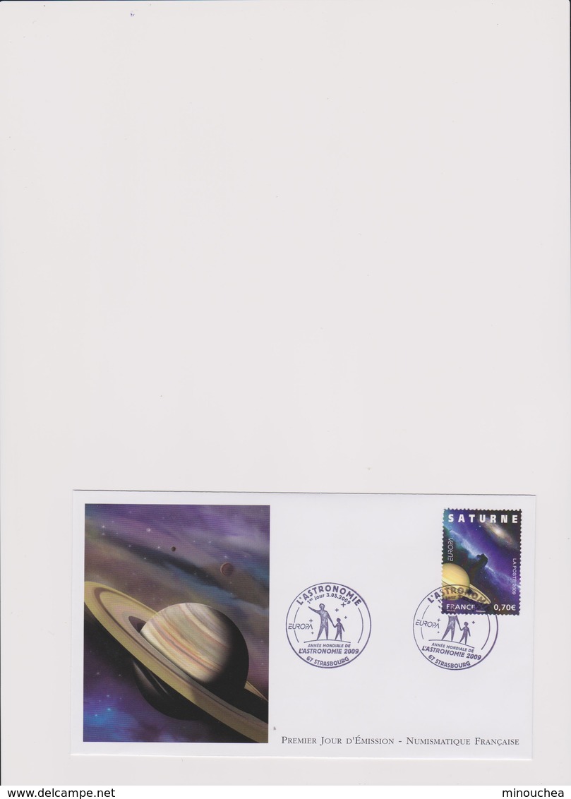 FDC France - Europa - L'astronomie - Année 2009 - 2000-2009