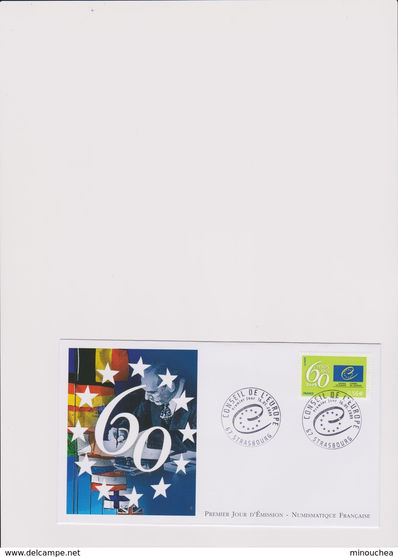 FDC France - Conseil De L'Europe - Année 2009 - 2000-2009