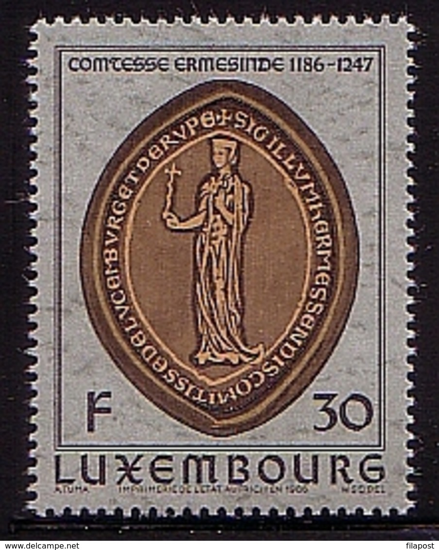 Luxemburg 1986 Mi 1159, 800 Year Birthday Count Of Luxembourg Graphic Seal Comtesse Ermesinde MHN** W924 - 1965-91 Giovanni