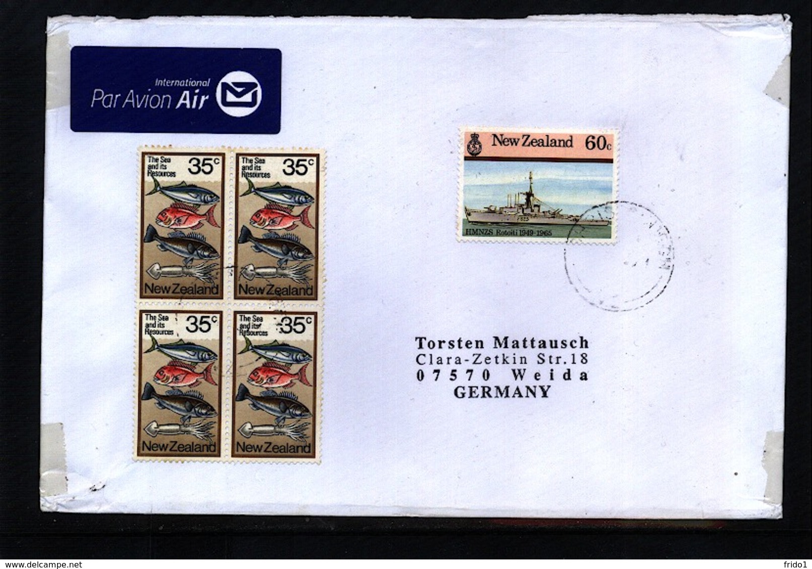 New Zealand 2009 Interesting Airmail Letter - Storia Postale