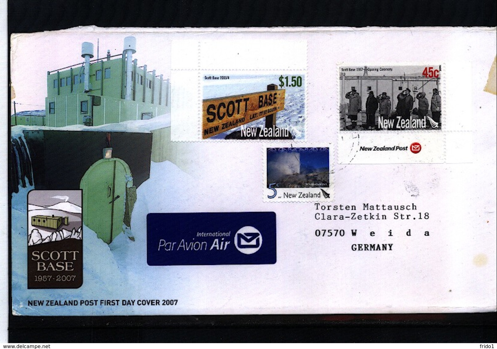 New Zealand 2009 Interesting Airmail Letter - Cartas & Documentos