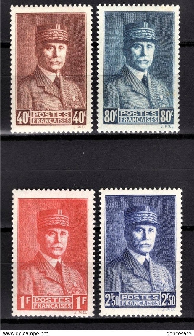 FRANCE 1941 - SERIE 4 TP NEUFS** Y.T. N° 470 A 473 - Neufs