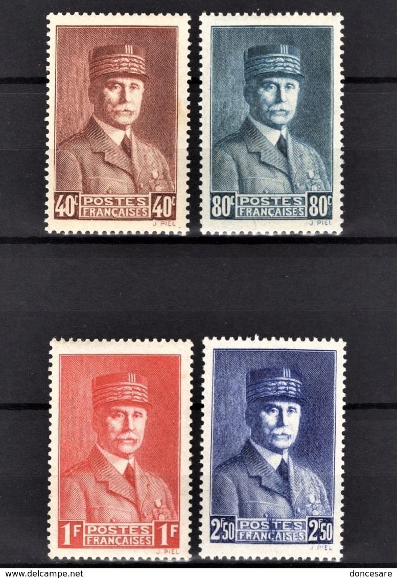 FRANCE 1941 - SERIE 4 TP NEUFS** Y.T. N° 470 A 473 - Neufs