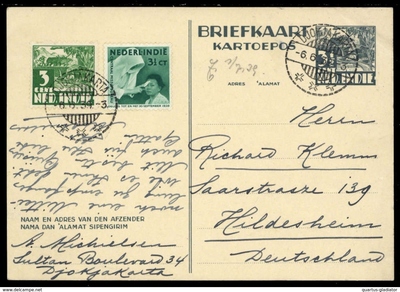 1938, Niederländisch Indien, 256 U.a., Brief - Netherlands Indies