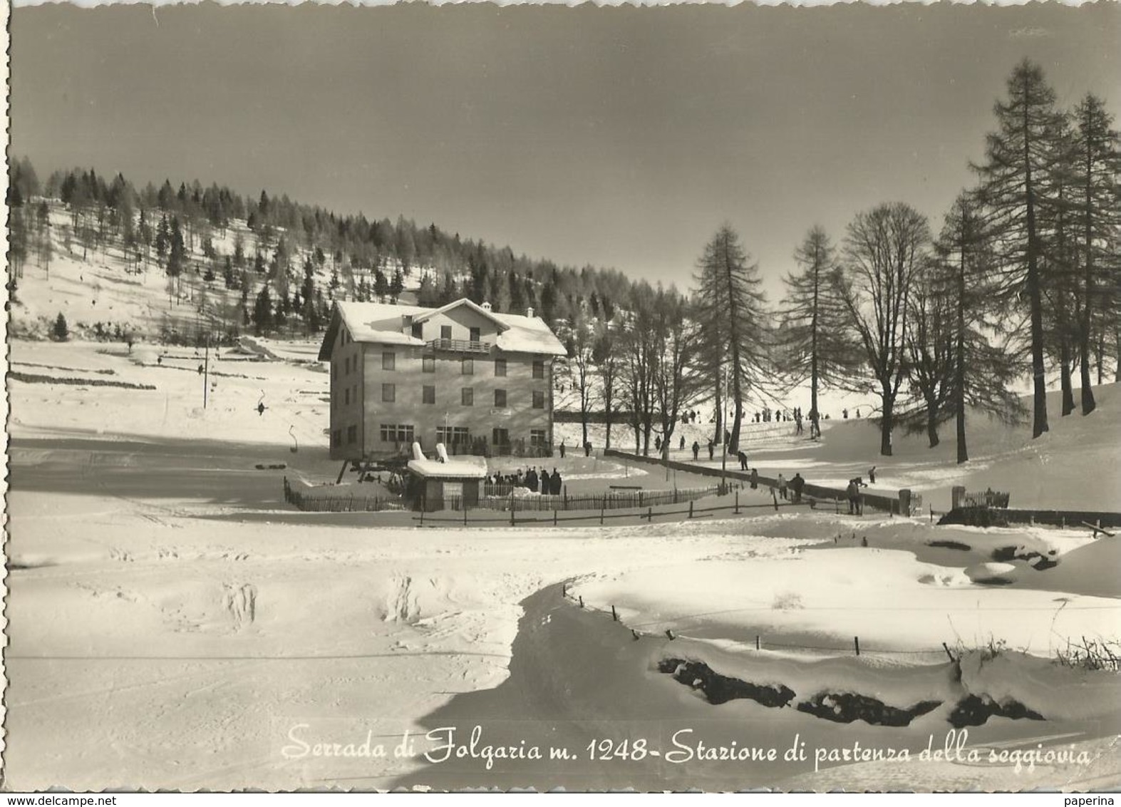 SERRADA DI FOLGARIA STAZIONE DI PARTENZA DELLA SEGGIOVIA   (288) - Altri & Non Classificati