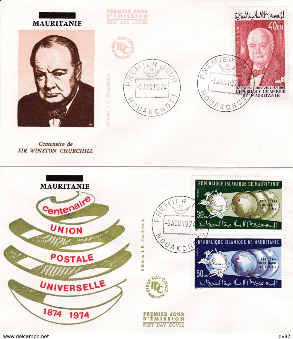 MAURITANIE FDC PREMIERS JOURS D EMISSION - Mauritanie (1960-...)