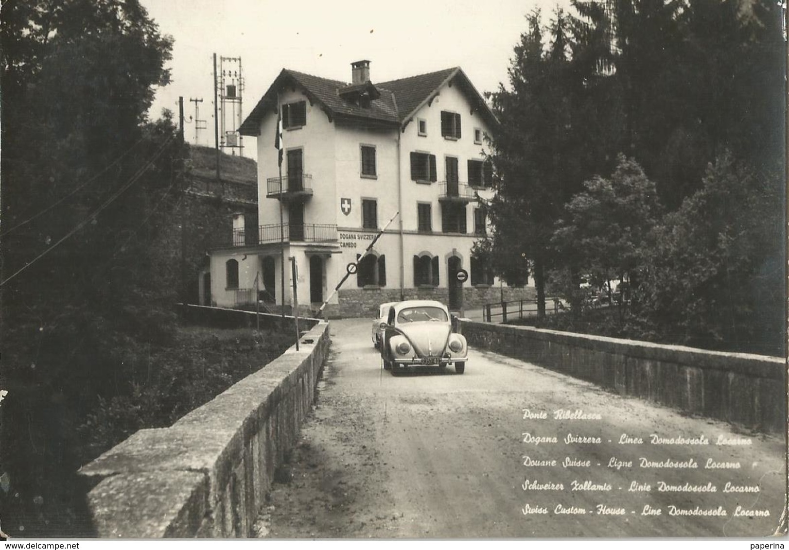 PONTE RIBELLASCA DOGANA SVIZZERA LINEA DOMODOSSOLA LOCARNO (296) - Altri & Non Classificati