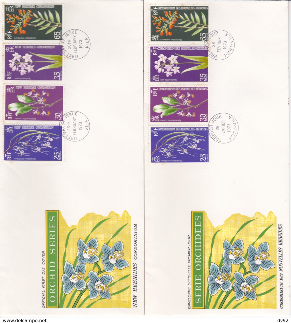 NOUVELLES HEBRIDES FDC PREMIERS JOURS D EMISSION - FDC