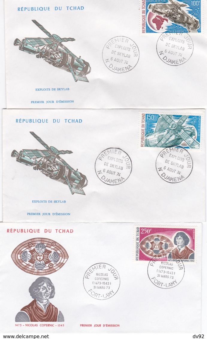 REPUBLIQUE DU TCHAD FDC PREMIERS JOURS D EMISSION - Tschad (1960-...)