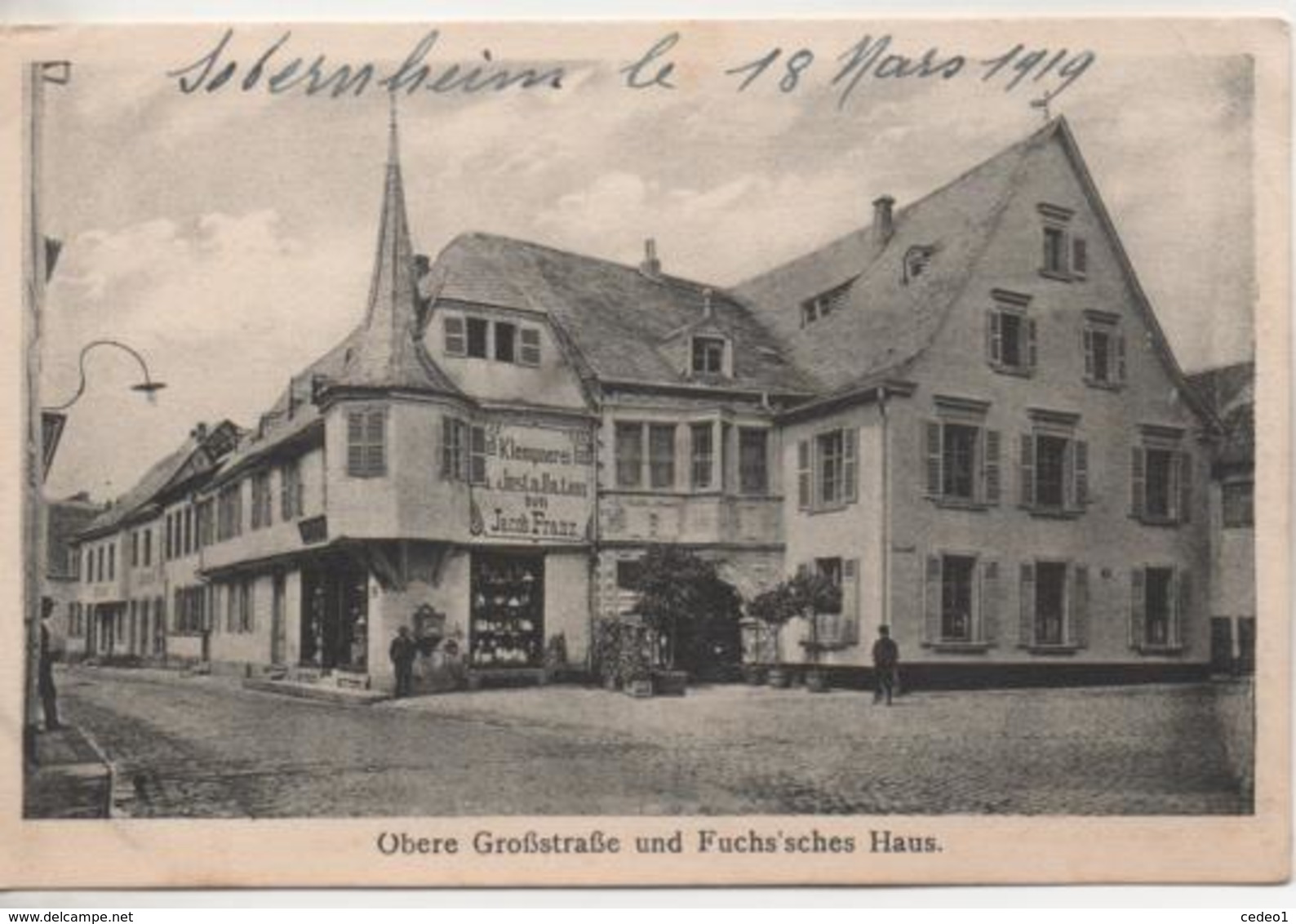 SOBERNHEIM  OBERE GROBSTRABE UND FUCHS SCHES HAUS - Bad Sobernheim