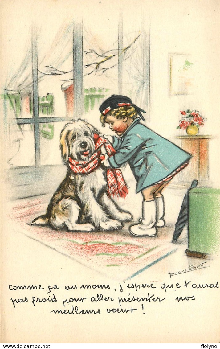 Germaine BOURET - Illustrateur - éditeur M.D. Paris N°32 - Chien Dog - Bouret, Germaine