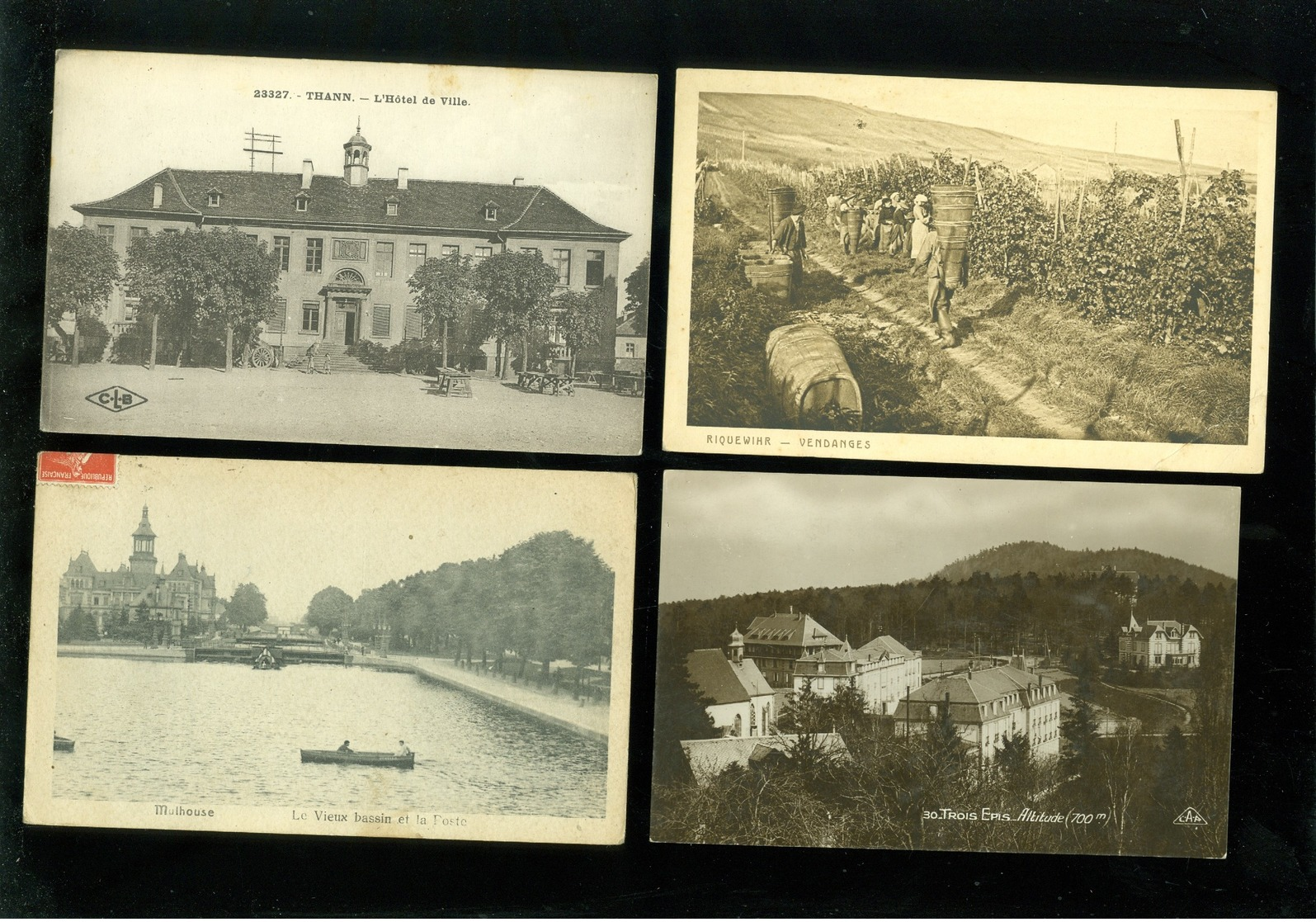 Beau lot de 60 cartes postales de France  Rhin ( Haut )   Mooi lot van 60 postkaarten van Frankrijk ( 68 )  - 60 scans