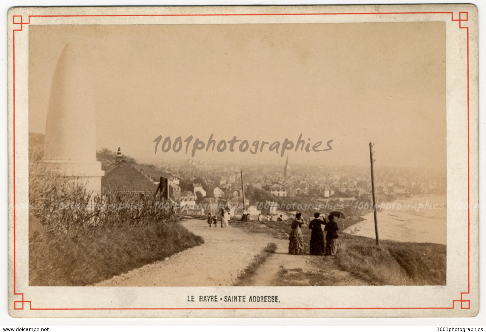 Cabinet Portrait Anonyme, Le Havre. Vue Sur Le Havre, Sainte Adresse. - Autres & Non Classés