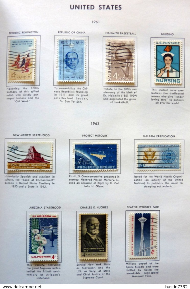 USA collection in Liberty Stamp album used/gebruikt/oblitere