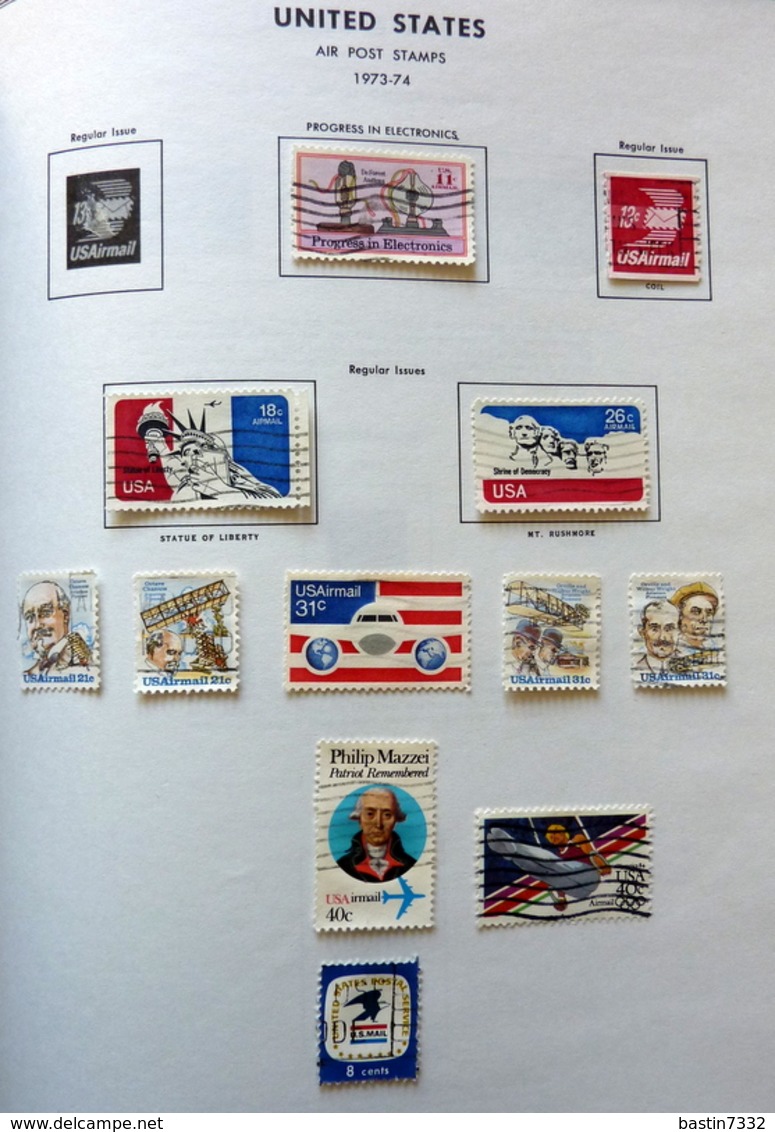 USA collection in Liberty Stamp album used/gebruikt/oblitere