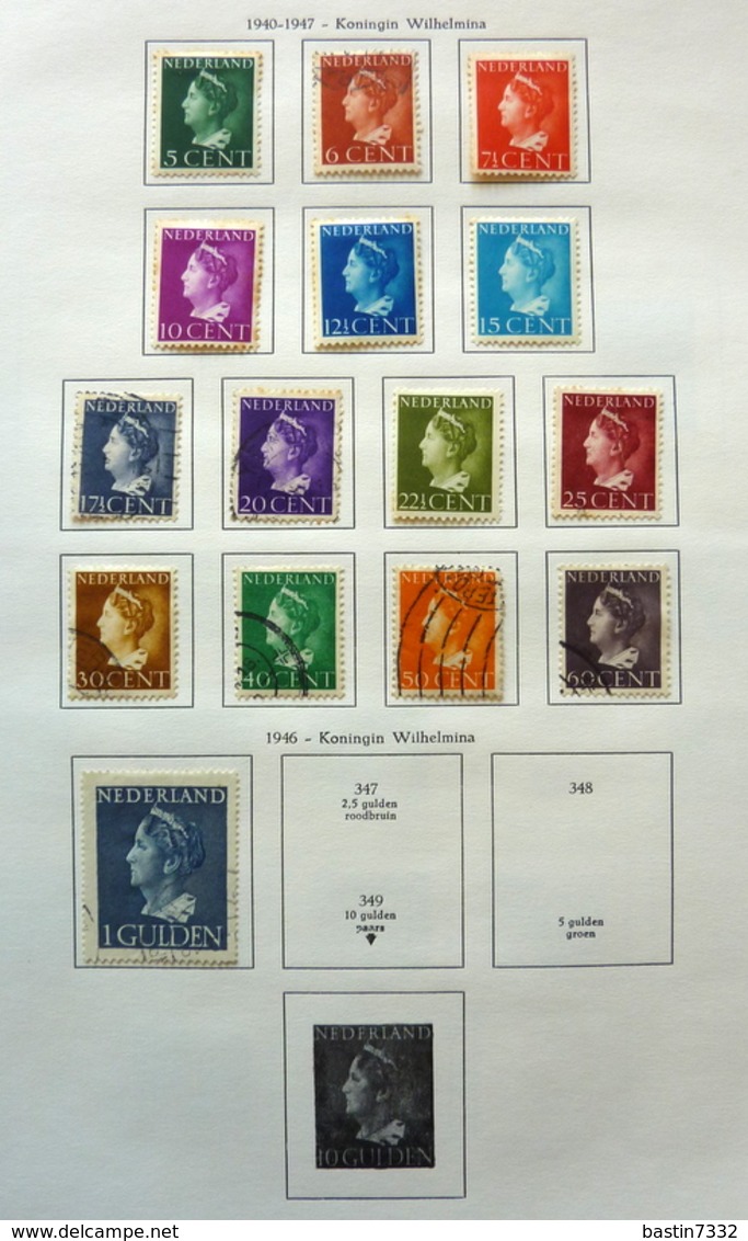 Netherlands+Overzee 1872-1961 in UNIE album Mint Hinged/Ongebruikt/neuf avec charniere/used/gebruikt/oblitere